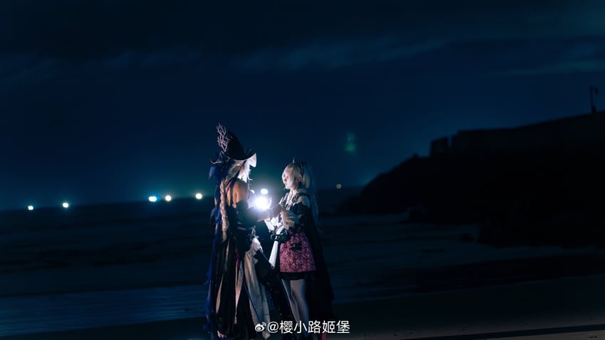 irene, specter, and specter the unchained (arknights) by tsuki_yue_jin and ying_xiaolu_ji_bao