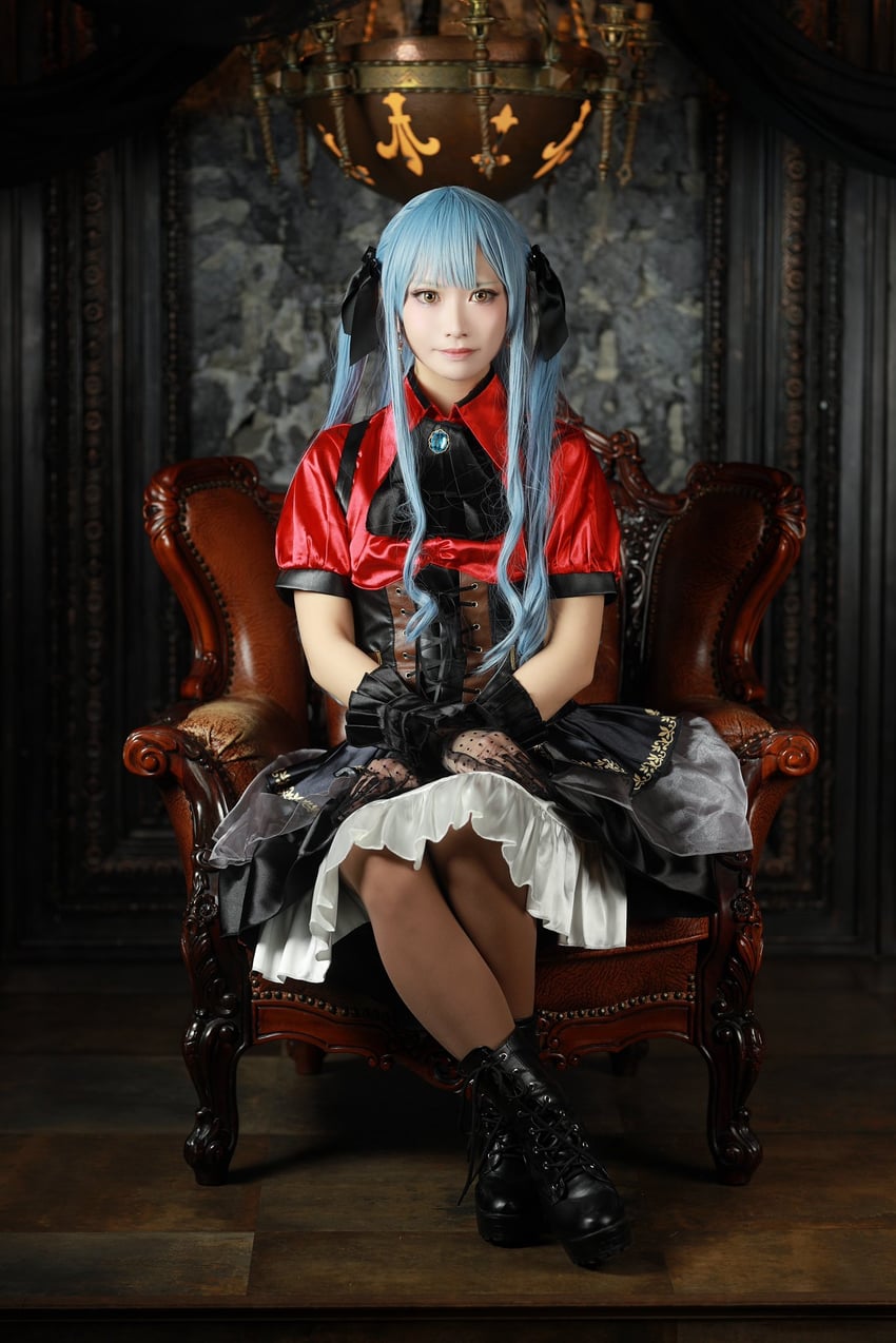 togawa sakiko and oblivionis (bang dream! and 1 more) by knemari and nagi_ken_(photographer)