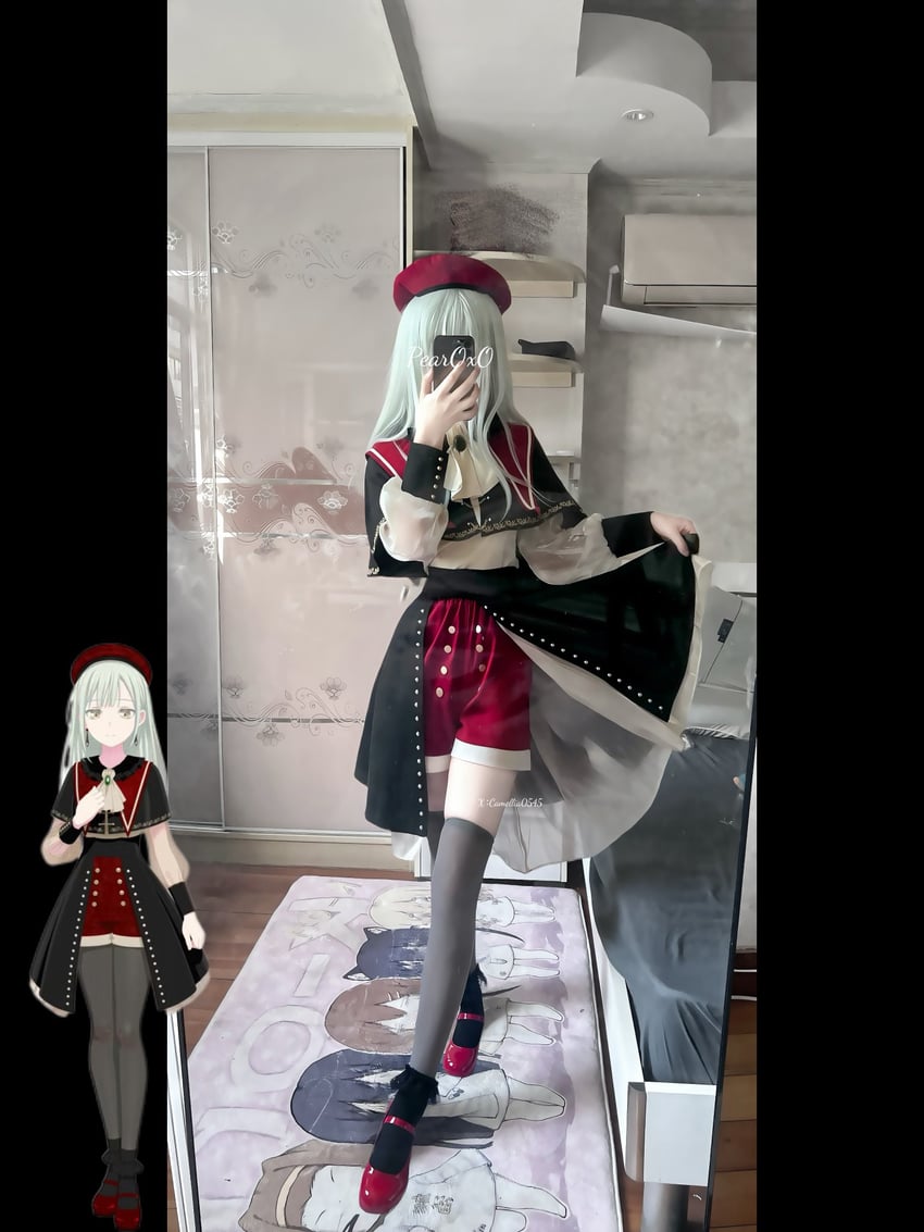 wakaba mutsumi and mortis (bang dream! and 1 more) by camellia0545