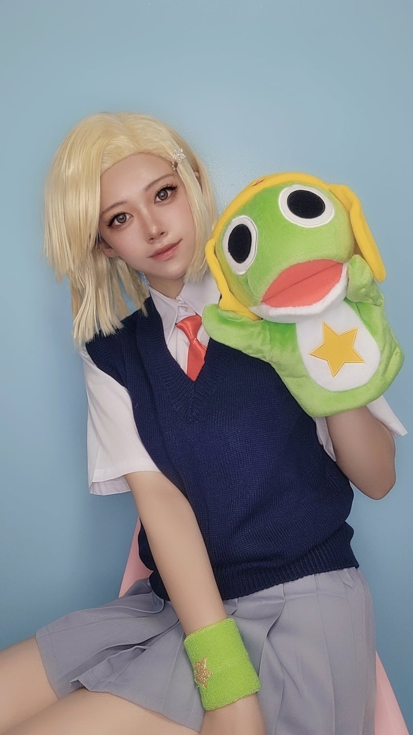 keroro and angol mois (keroro gunsou) by ahsyokuyoku