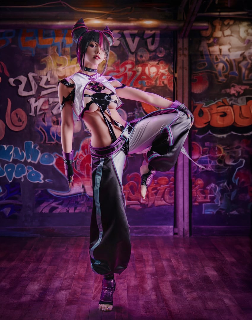 han juri (street fighter and 1 more) by enako