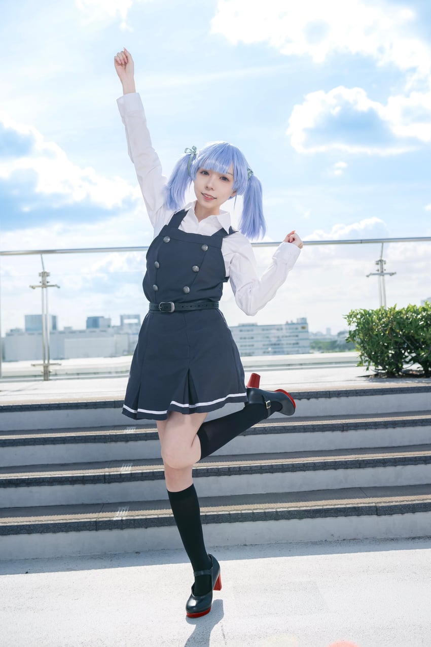 ooshio and ooshio kai ni (kantai collection) by ko_keshi_girl and litonagi_(photographer)