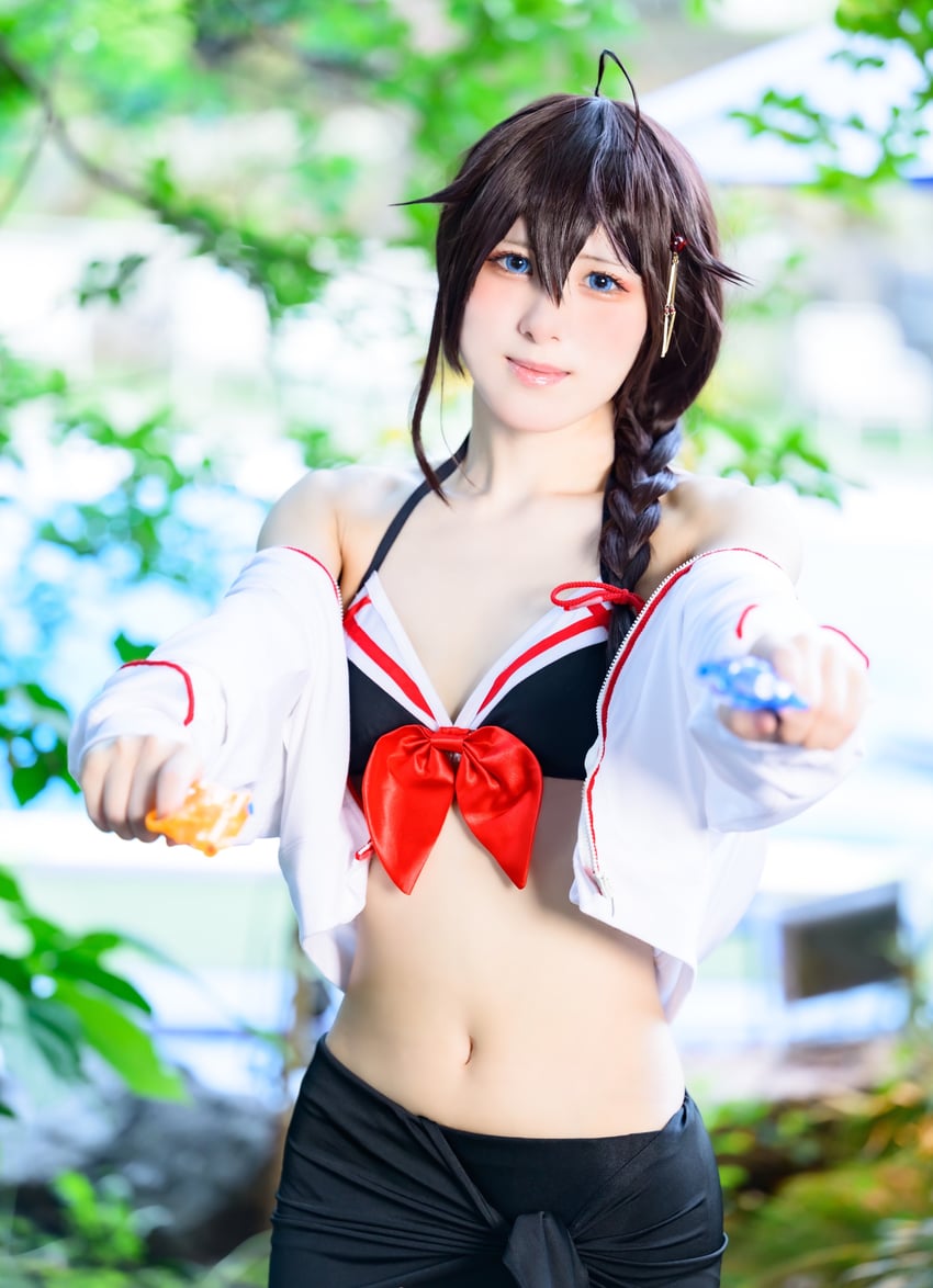 shigure and shigure kai ni (kantai collection) by aomura_(aomr_fre)