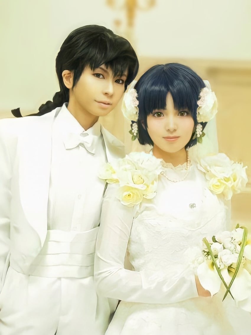 tendou akane and saotome ranma (ranma 1/2) by ruminene32