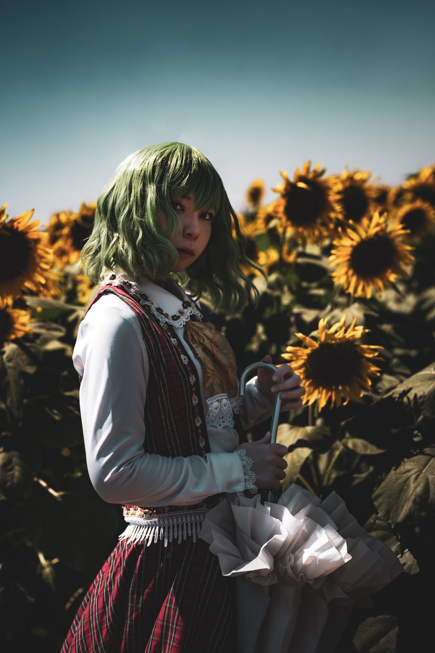 kazami yuuka (touhou) by k1y0x0_(photographer) and tamarie_amareto