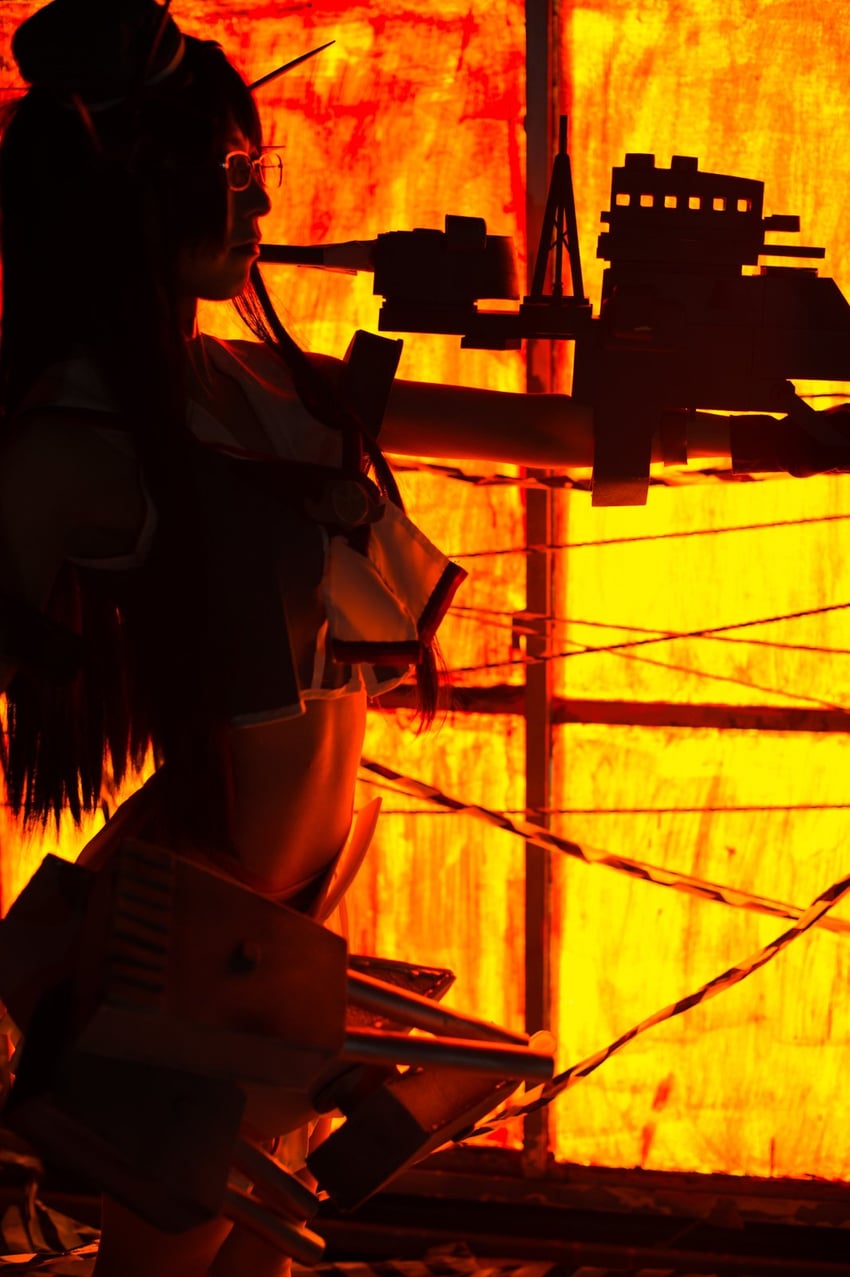 choukai kai ni and choukai (kantai collection) by litonagi_(photographer) and marie_morinaga3