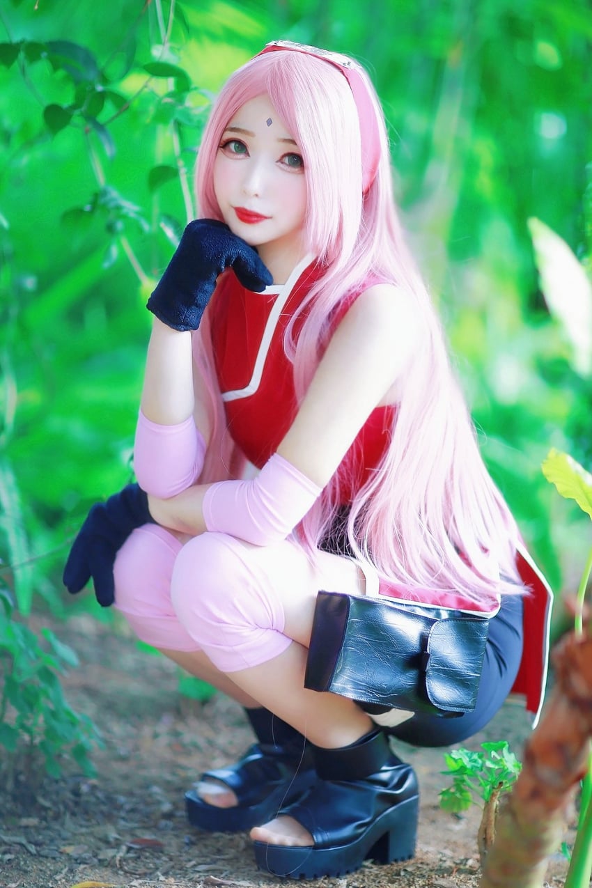 haruno sakura (naruto and 1 more) by godseolhwa