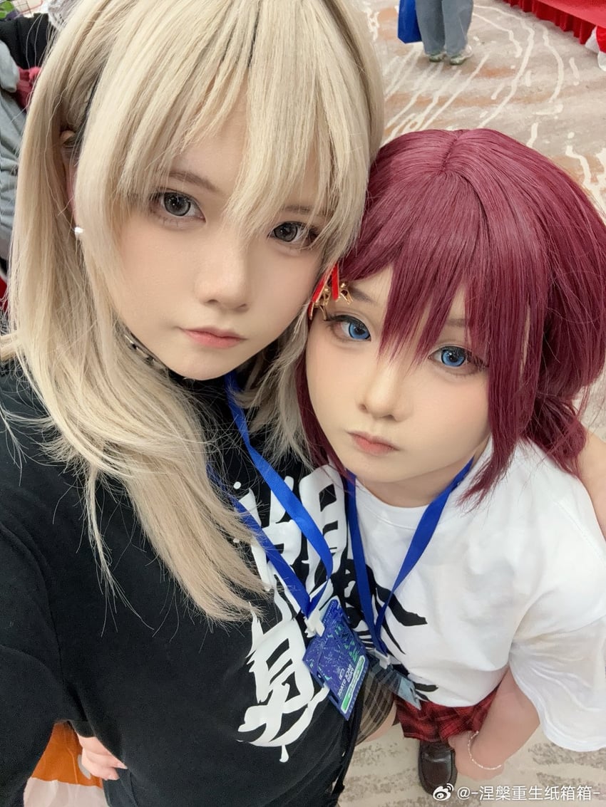 kawaragi momoka and iseri nina (girls band cry) by pingke_box