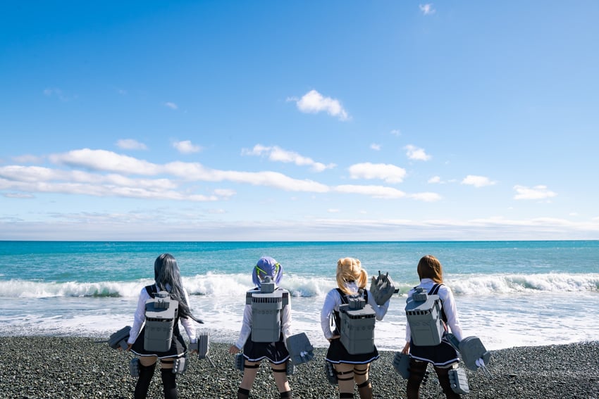 asashio, asashio kai ni, ooshio, ooshio kai ni, arashio kai ni, and 3 more (kantai collection) by jypsysandy, litonagi_(photographer), nepinepikanepi, ririko, and ronii_(1206_rt)