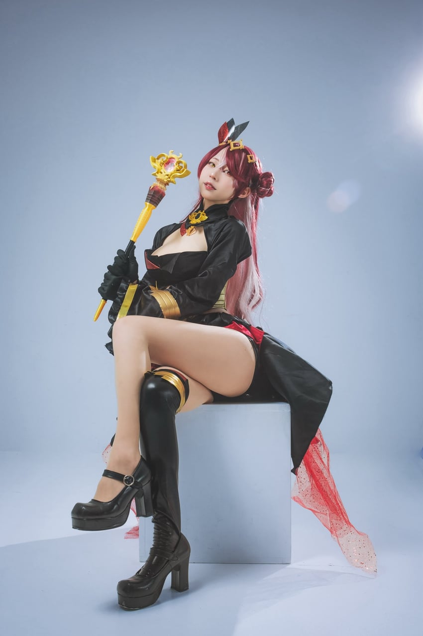 houshou marine (hololive and 1 more) by echo_11