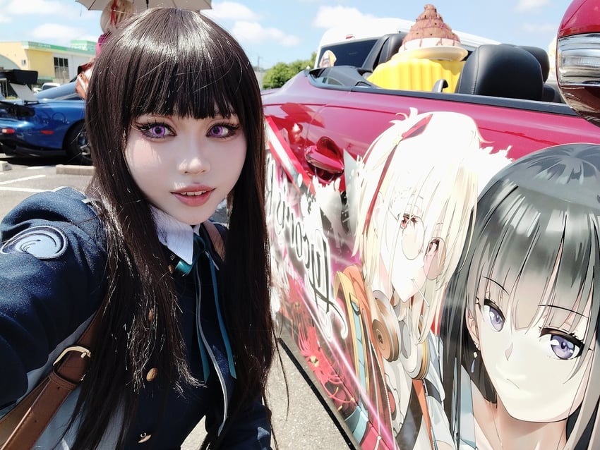 inoue takina (lycoris recoil) by saki_miyo