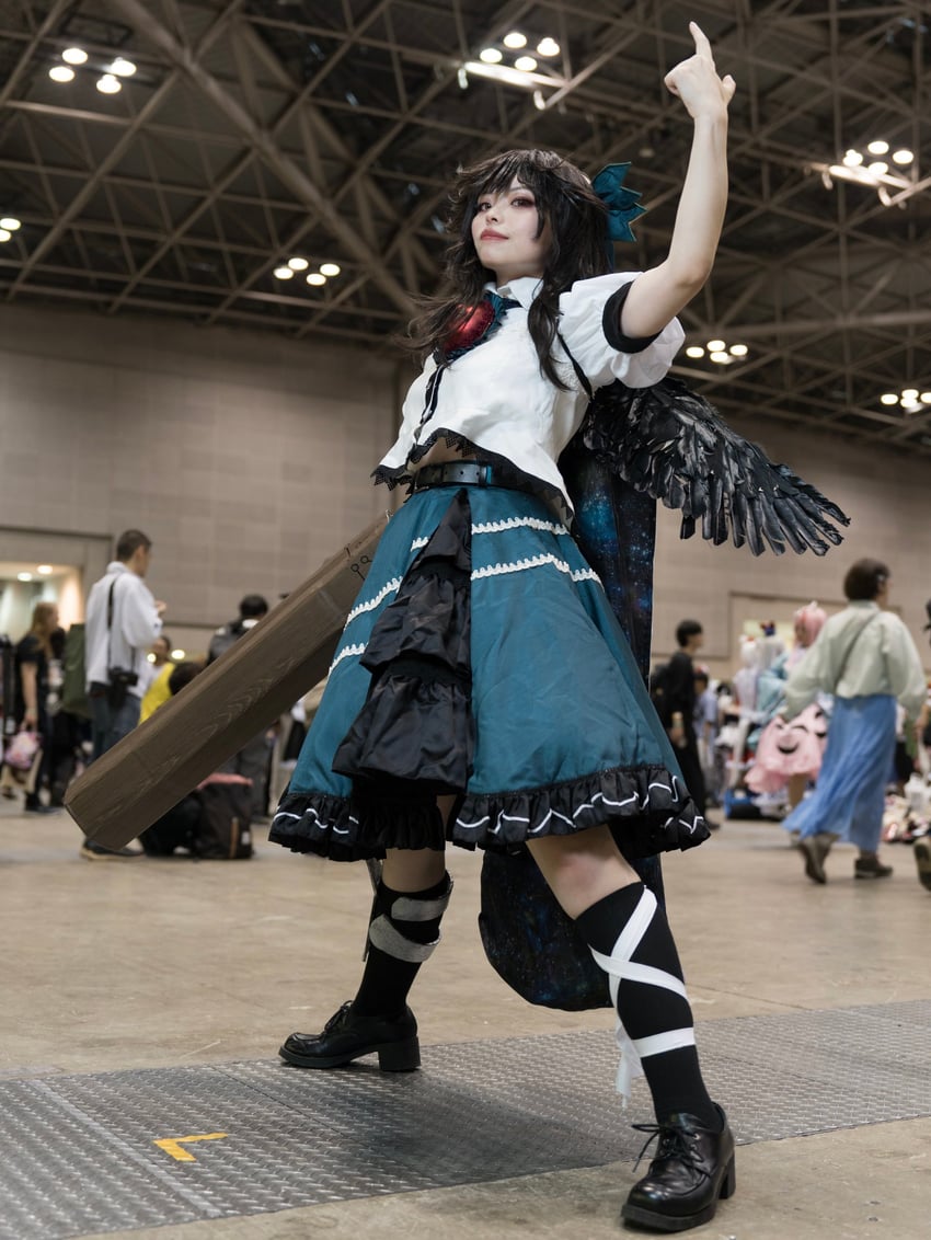 reiuji utsuho (touhou and 1 more) by unyu_09_mikan