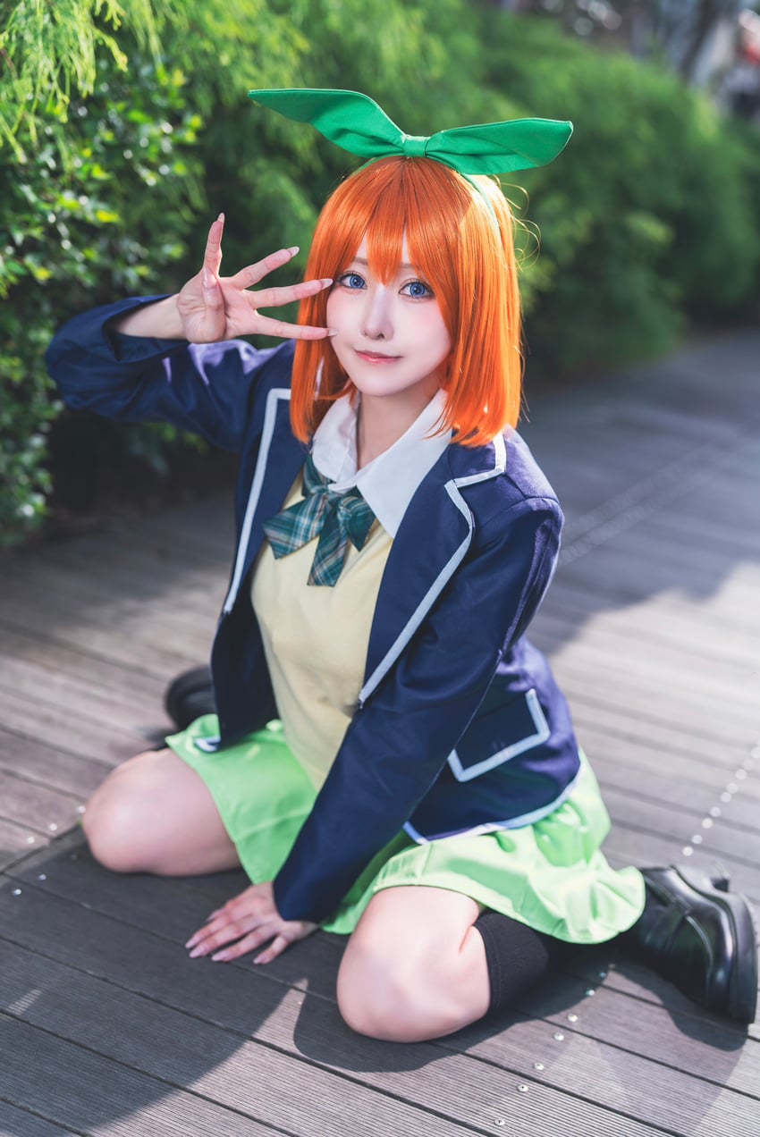 nakano yotsuba (go-toubun no hanayome) by liptonton_nana_(photographer) and sukiyaki_gohan