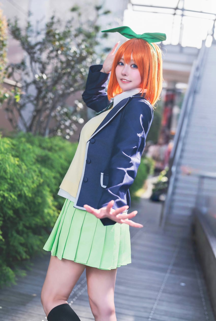 nakano yotsuba (go-toubun no hanayome) by liptonton_nana_(photographer) and sukiyaki_gohan