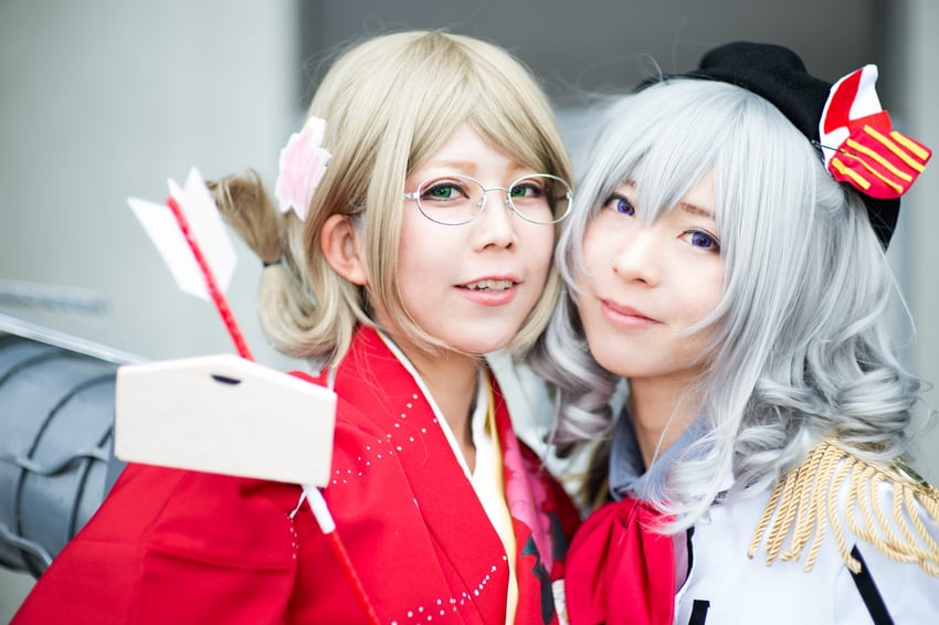 katori and kashima (kantai collection) by girasol6971, litonagi_(photographer), and marie_morinaga3