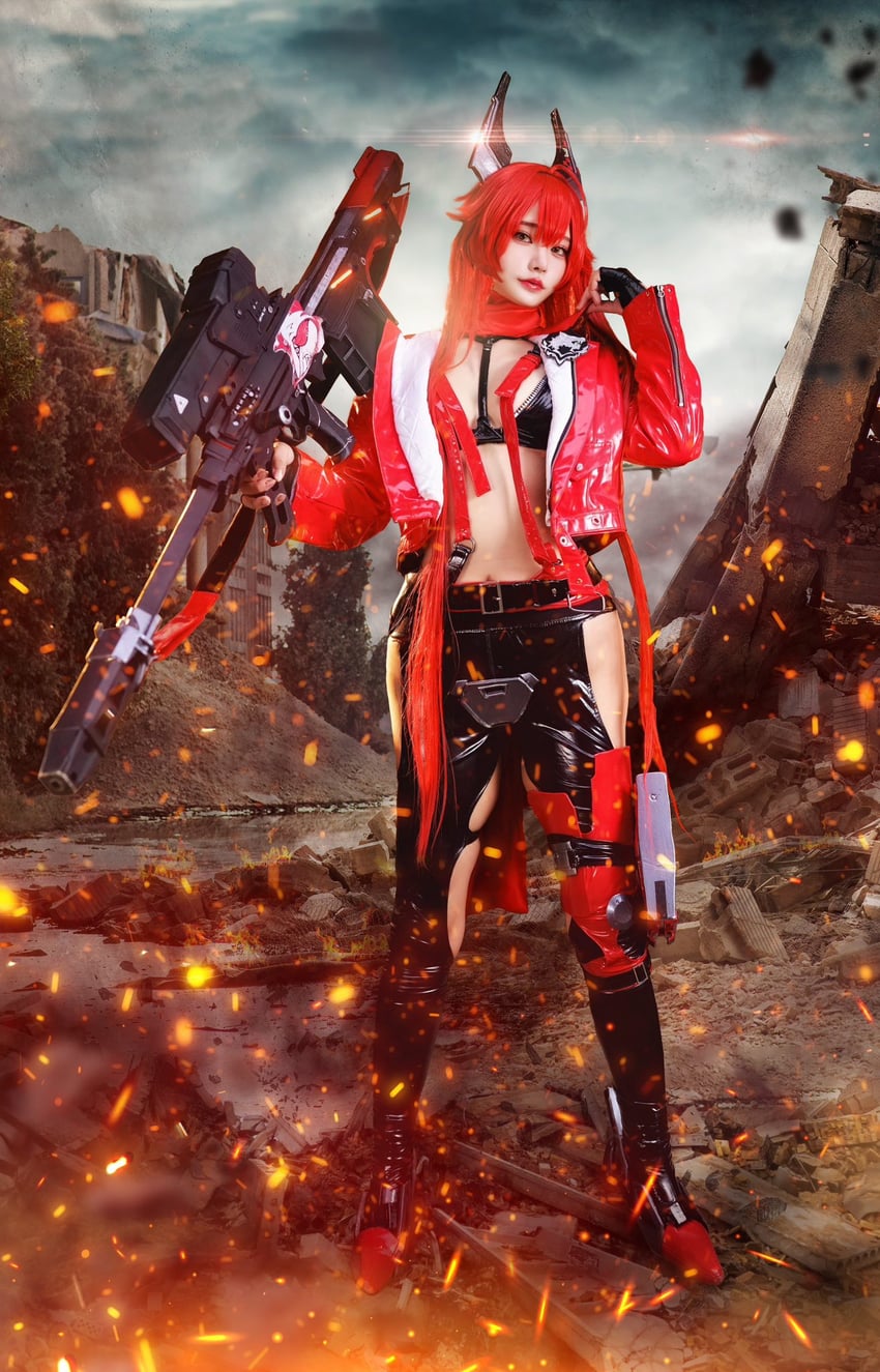 red hood (goddess of victory: nikke) by p10x10q