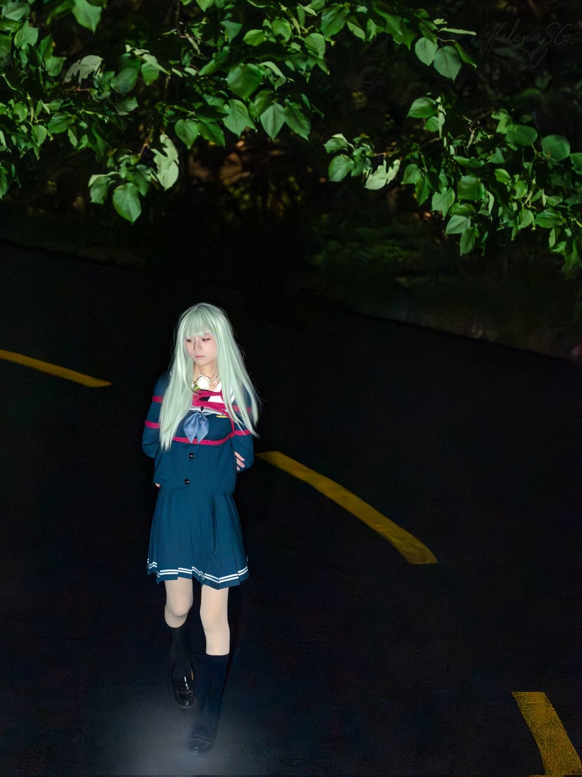 wakaba mutsumi (bang dream! and 1 more) by helena5g_(photographer) and hoshinor_nana