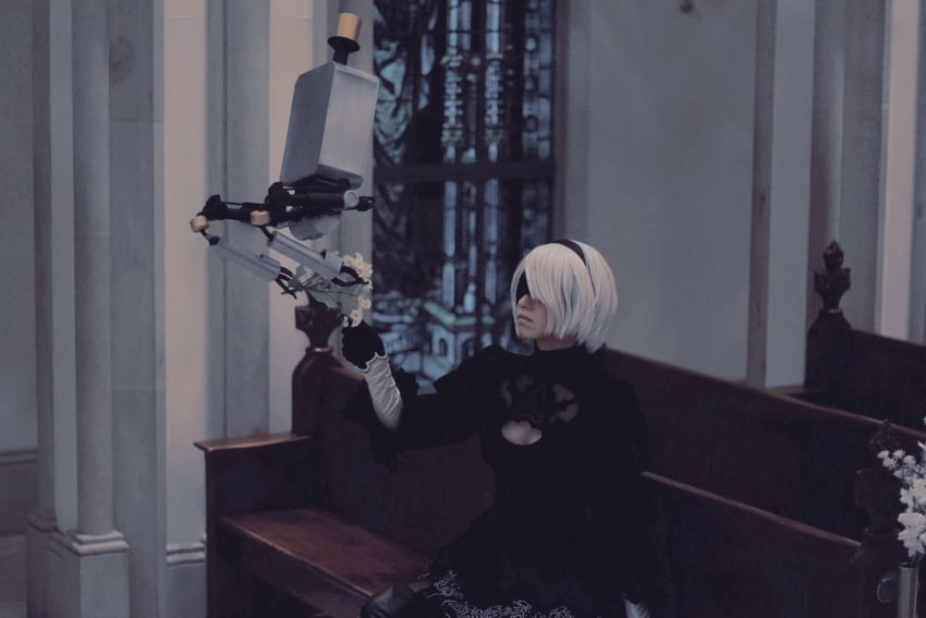 2b and pod (nier and 1 more) by ahsyokuyoku