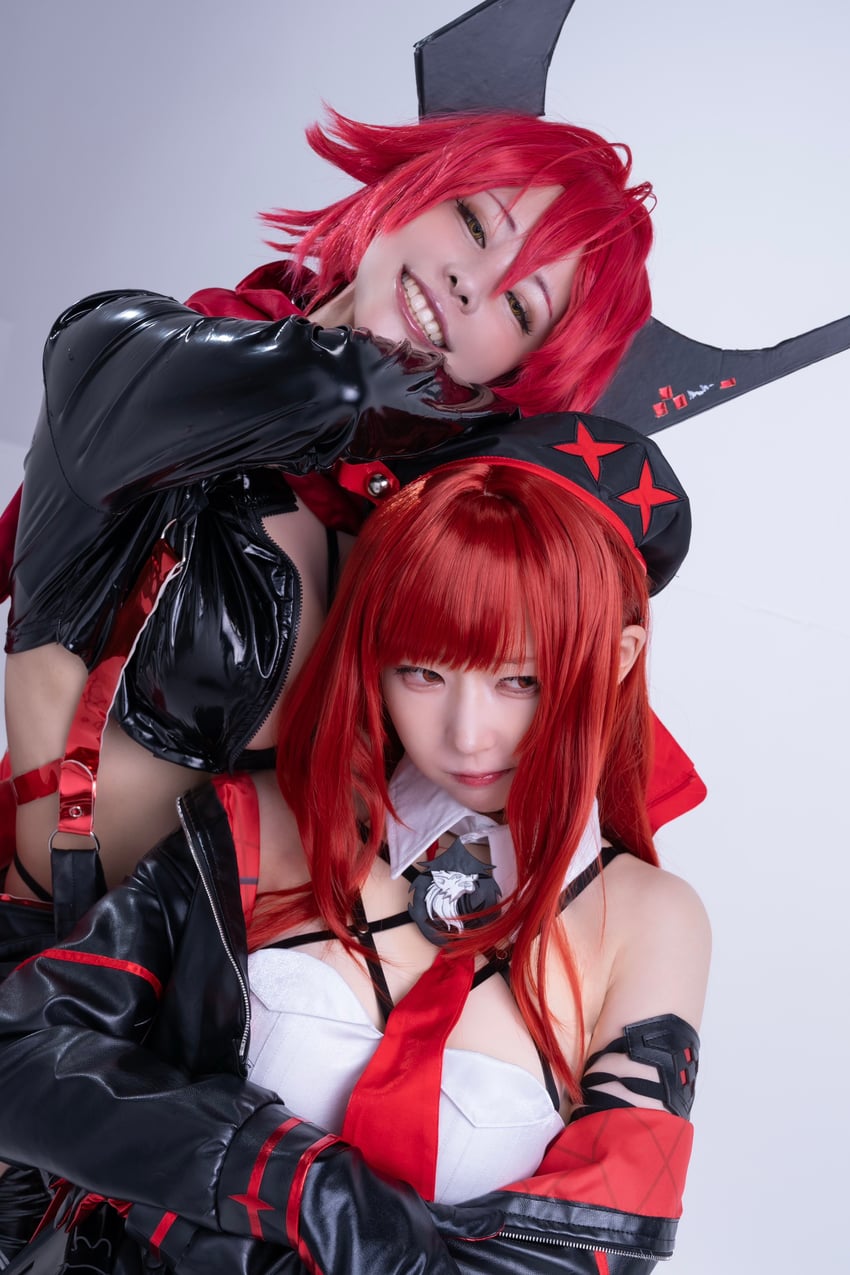 rapi and red hood (goddess of victory: nikke) by echo_11 and kao_826826