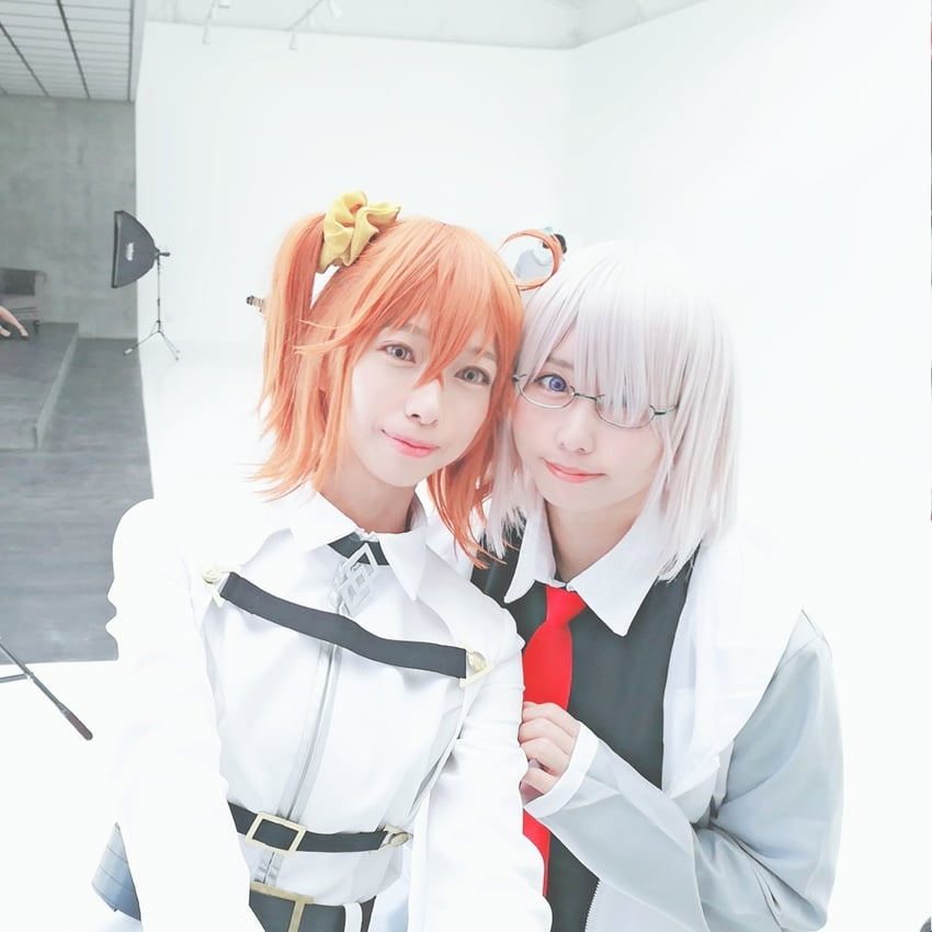 mash kyrielight and fujimaru ritsuka (fate and 1 more) by 34_hkxtc and tohko