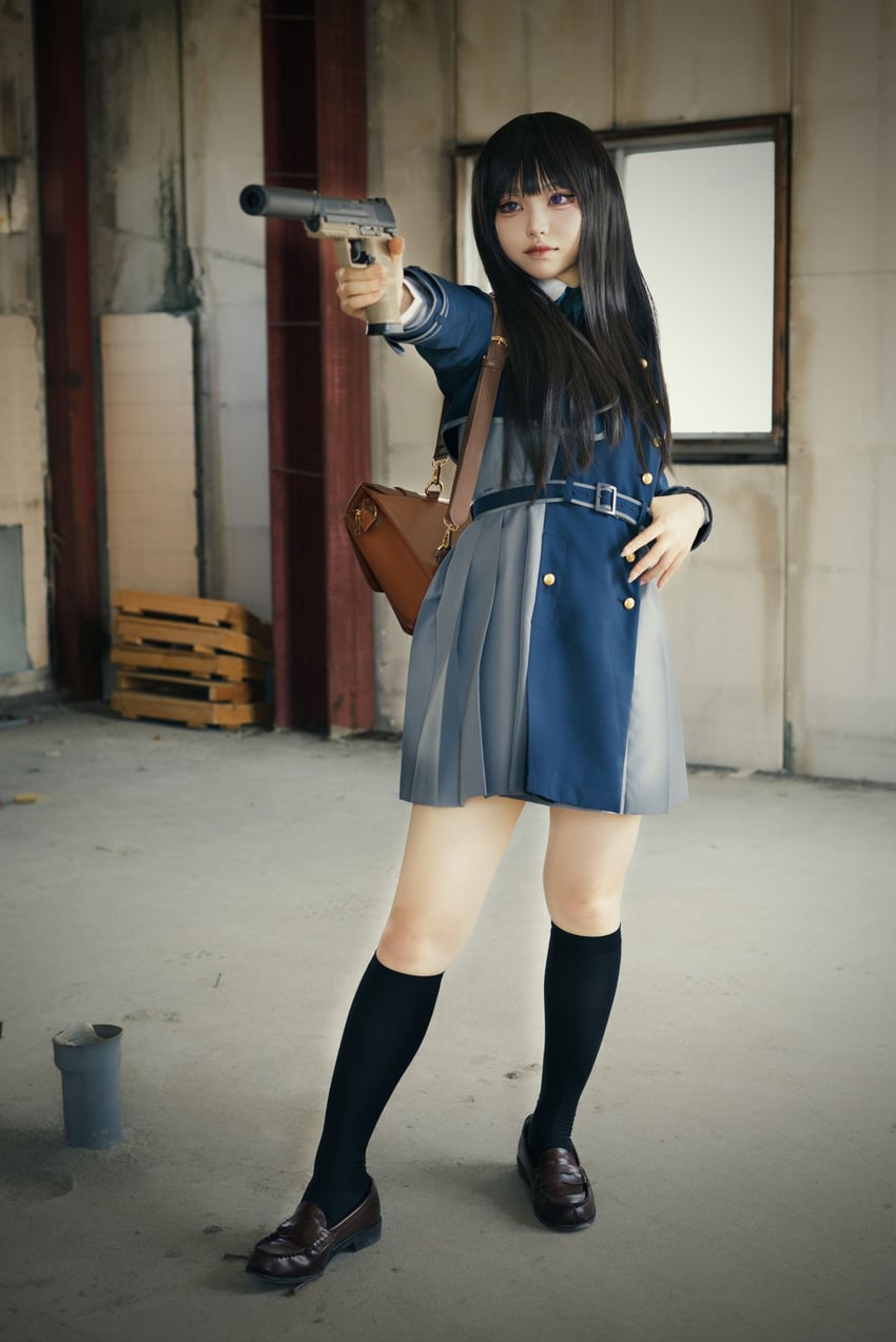 inoue takina (lycoris recoil) by saki_miyo