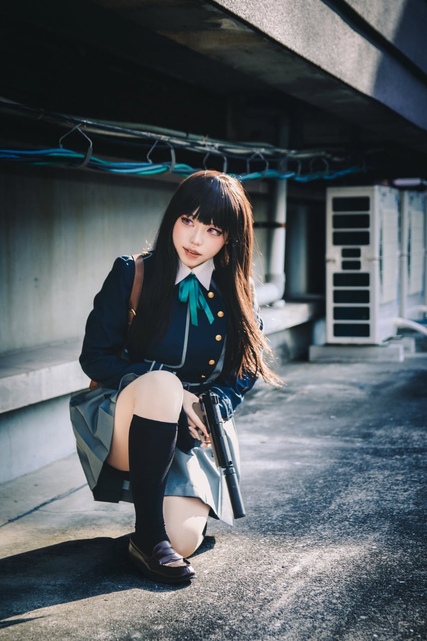 inoue takina (lycoris recoil) by saki_miyo