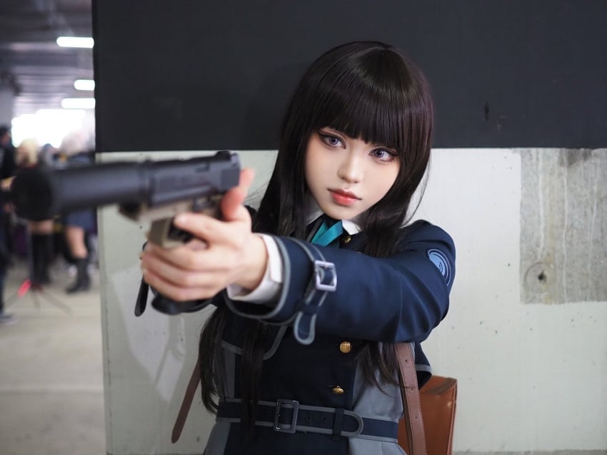 inoue takina (lycoris recoil) by saki_miyo