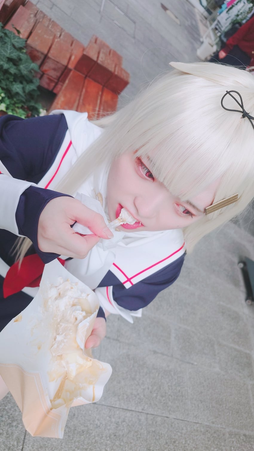 yuudachi and yuudachi kai ni (kantai collection) by shiratama_(matcos_feli_)