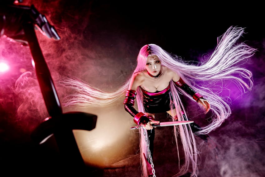 artoria pendragon, saber alter, and medusa (fate and 1 more) by noshinoxxx