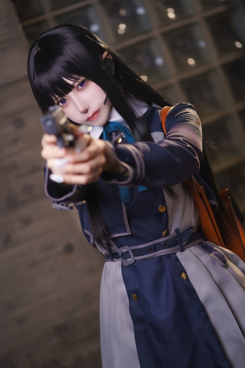 inoue takina (lycoris recoil) by hinata_(xxxuxx_oxxo)