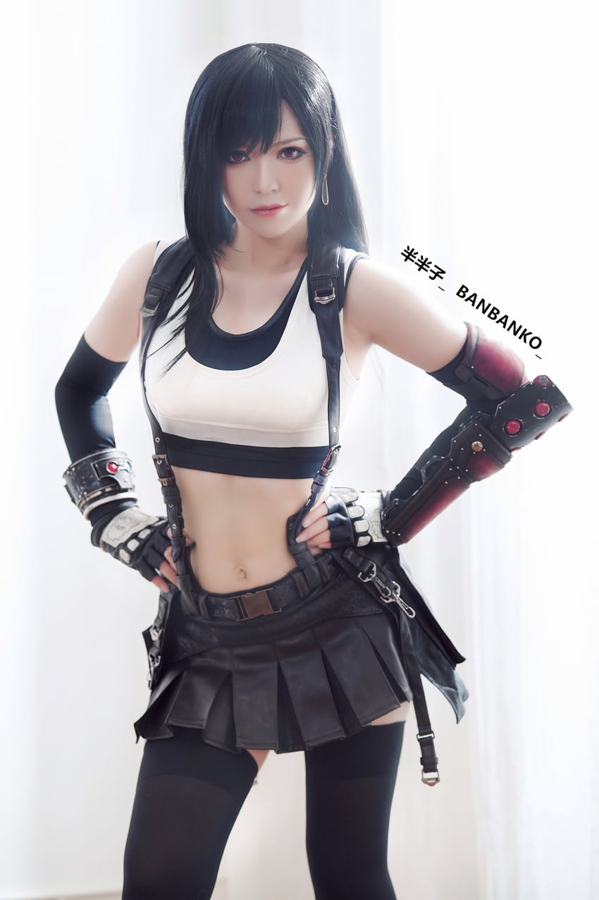 tifa lockhart (final fantasy and 2 more) by banbanko