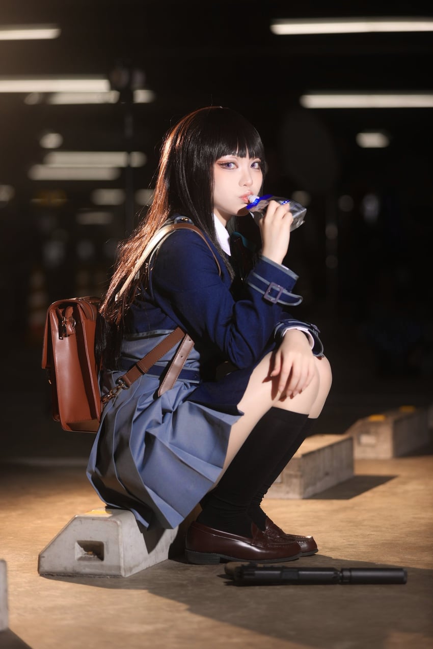 inoue takina (lycoris recoil) by saki_miyo