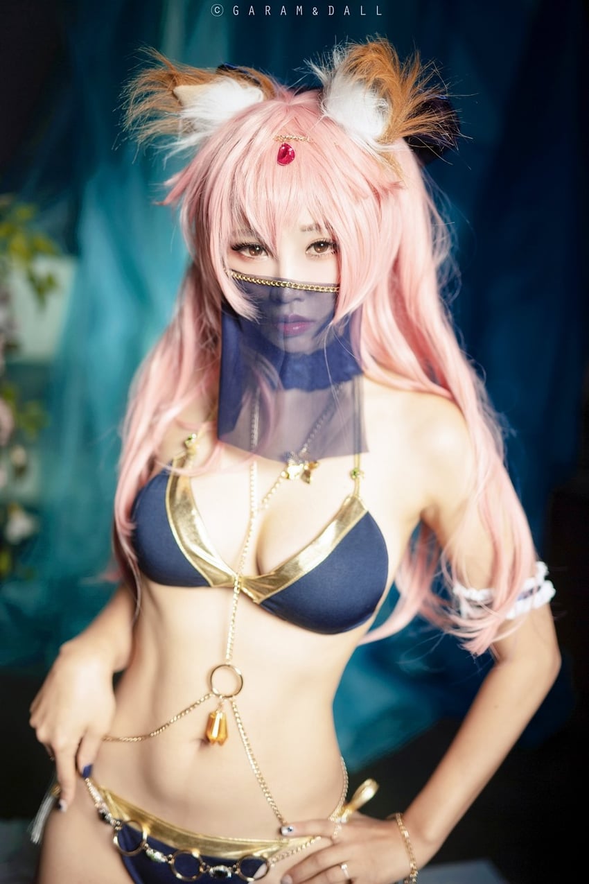 tamamo and tamamo no mae (fate and 1 more) by yuraaa28