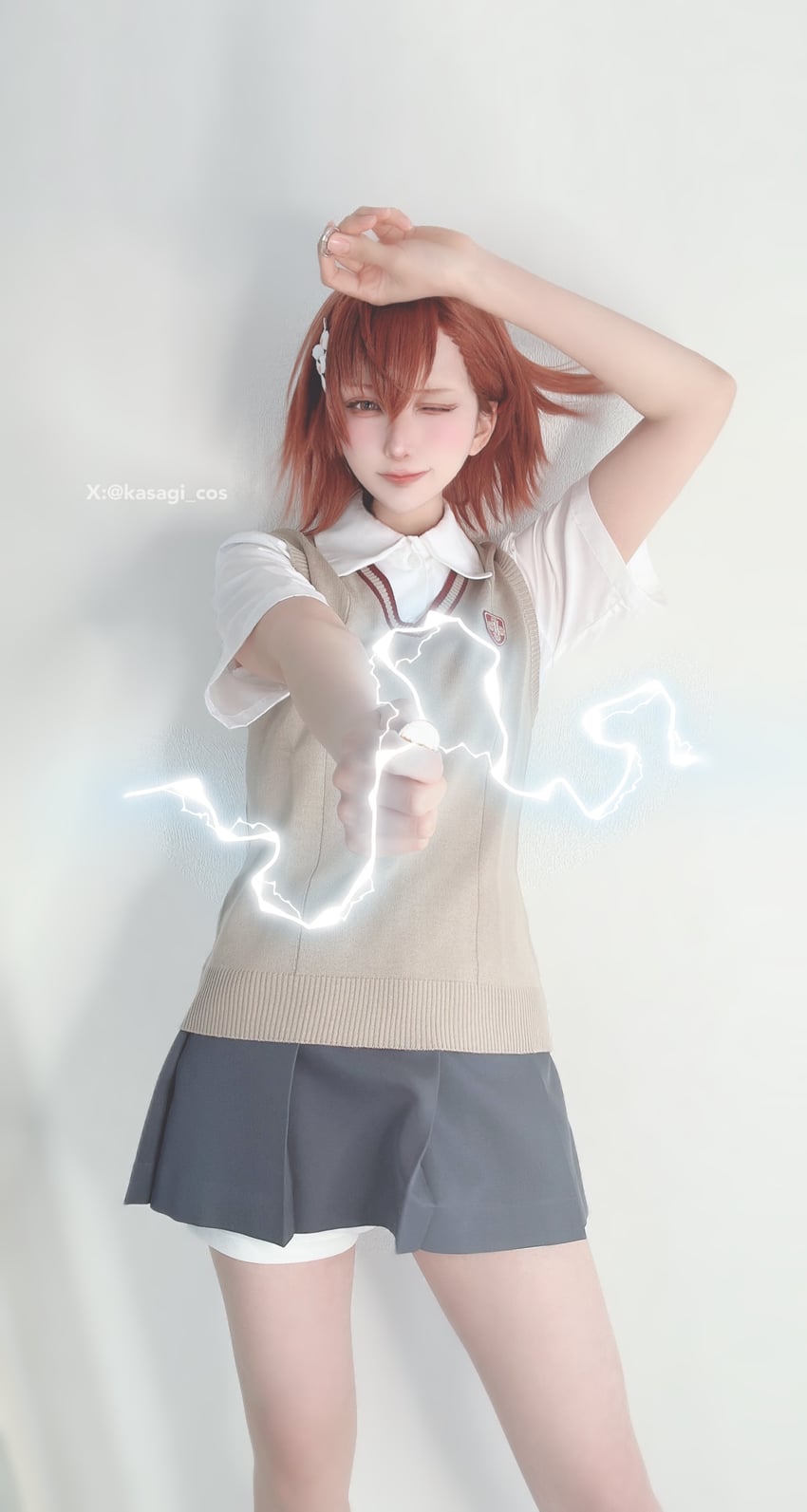 misaka mikoto (toaru majutsu no index) by kasagi_cos