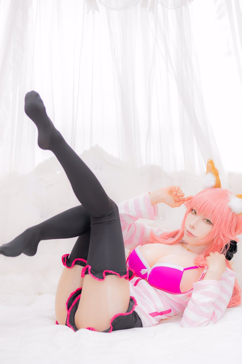 tamamo and tamamo no mae (fate and 2 more) by noshinoxxx