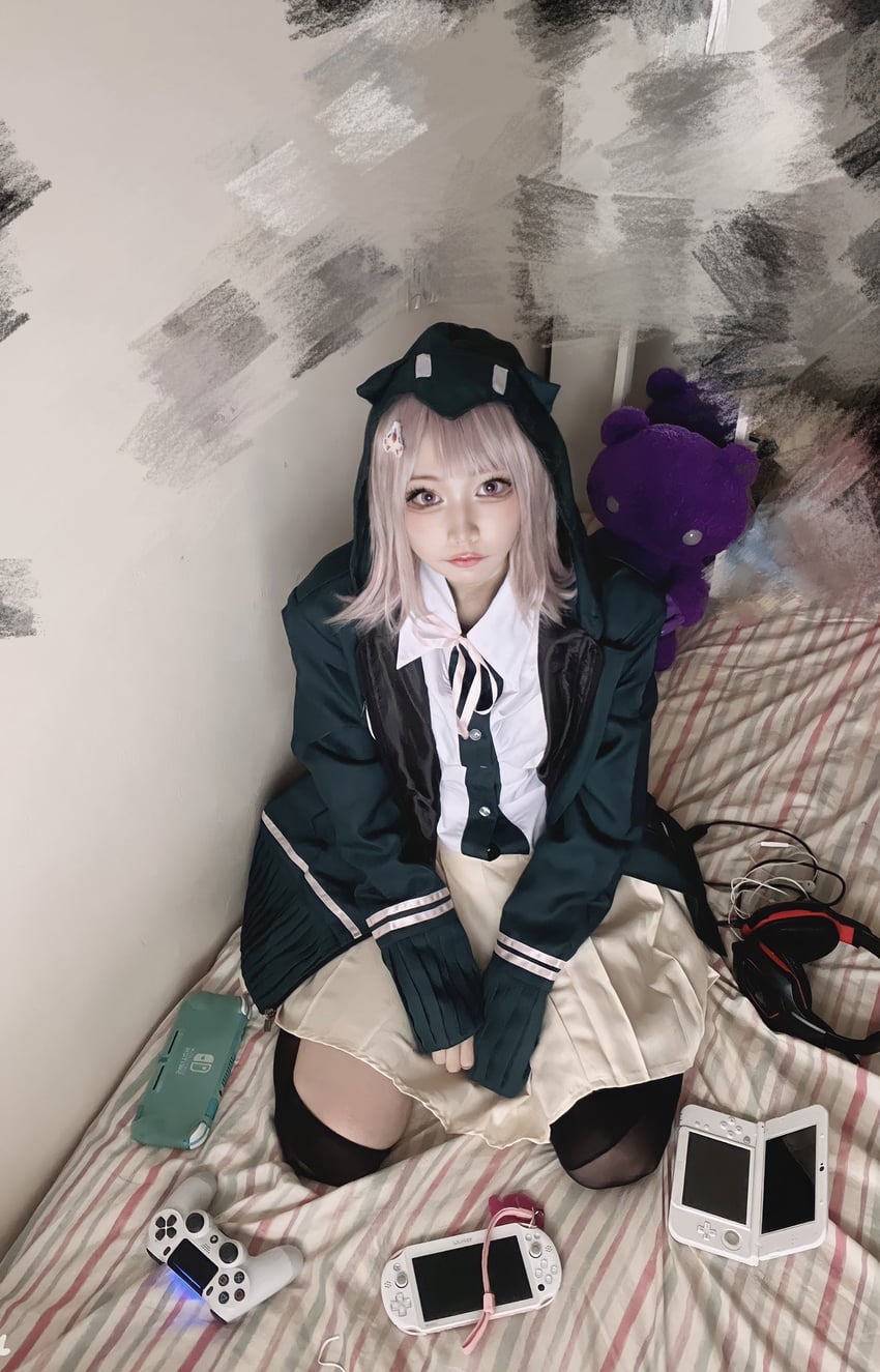 nanami chiaki (danganronpa and 1 more) by namunamuuuu