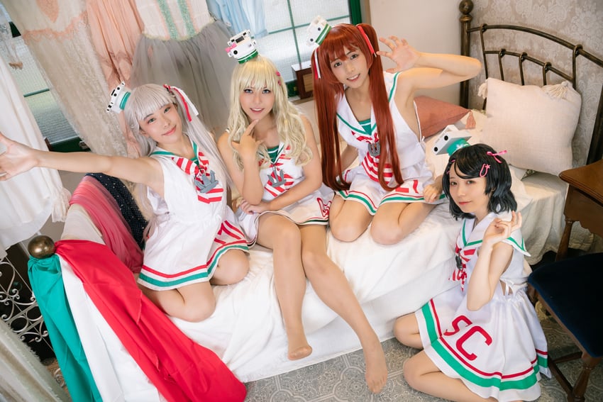 libeccio, scirocco, grecale, and maestrale (kantai collection) by gamasanmk2, girasol6971, ko_keshi_girl, litonagi_(photographer), and tochi_pikonome