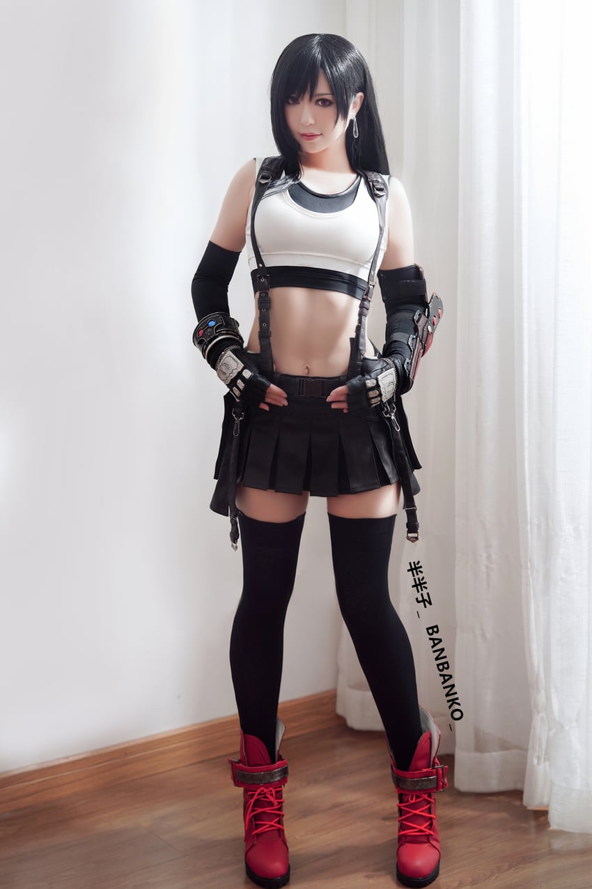 tifa lockhart (final fantasy and 2 more) by banbanko