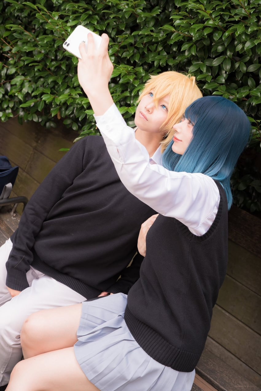 kurokawa akane and hoshino aquamarine (oshi no ko) by ichihashi_(184ram) and mam_1582