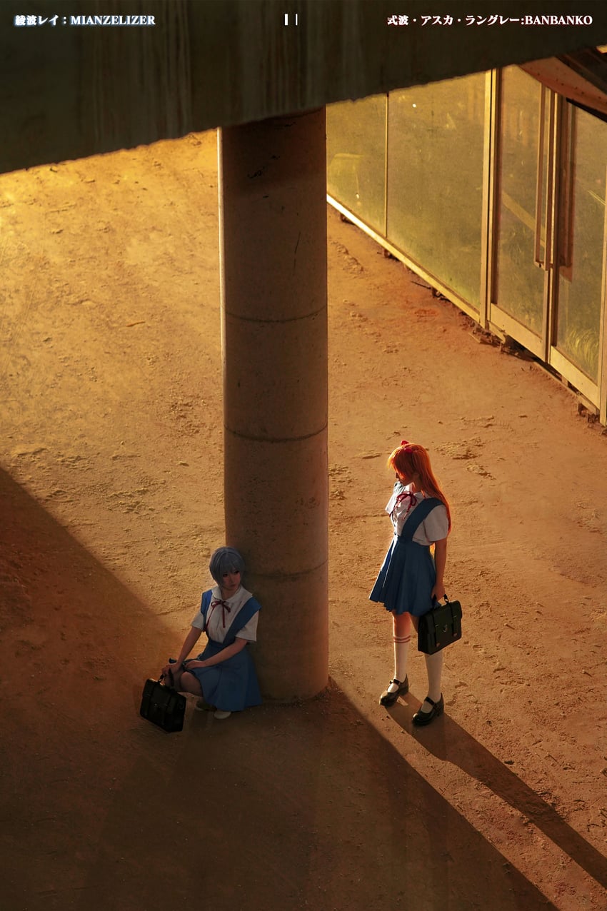 souryuu asuka langley and ayanami rei (neon genesis evangelion) by banbanko and mianzelizer