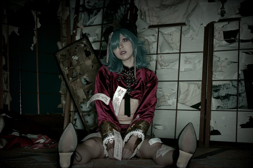 miyako yoshika (touhou) by ginji_(sakaki_summer) and uzu_(xxuzu97xx)