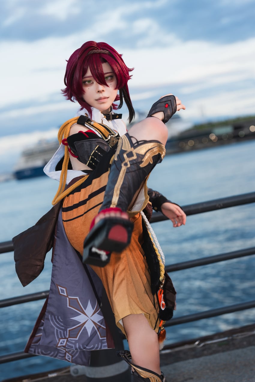 shikanoin heizou (genshin impact) by fan7791_(photographer) and inami_ina