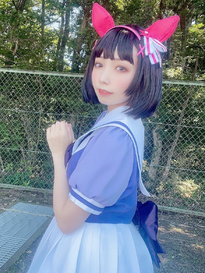 nishino flower (umamusume) by ko_keshi_girl and litonagi_(photographer)