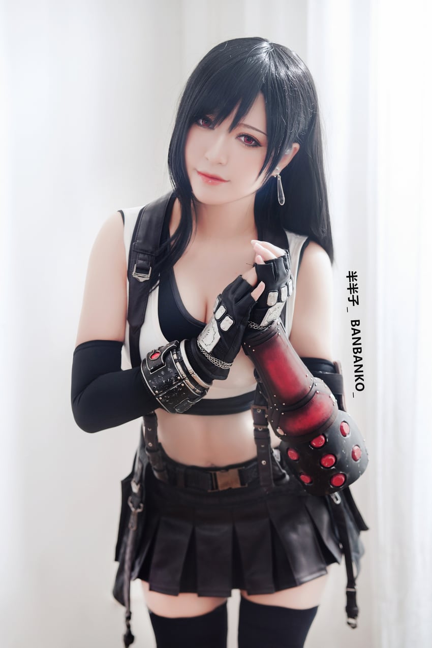 tifa lockhart (final fantasy and 2 more) by banbanko
