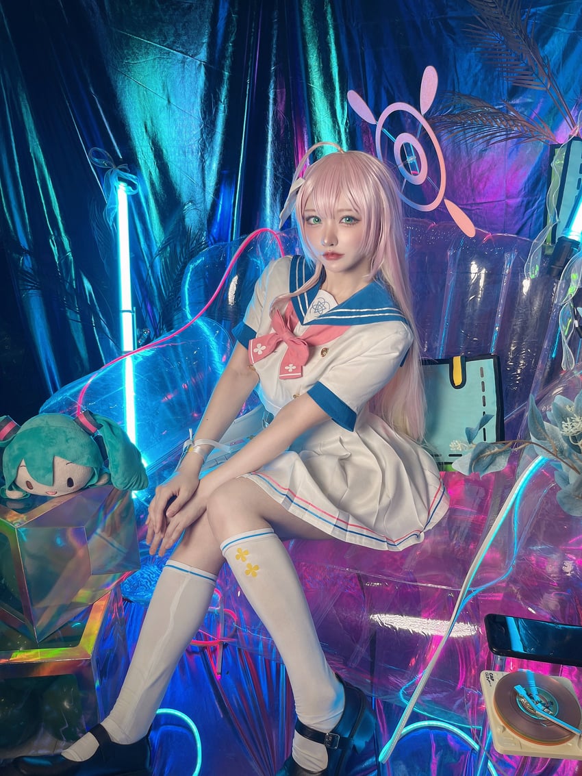 hatsune miku and hanako (blue archive and 1 more) by ichihashi_(184ram)