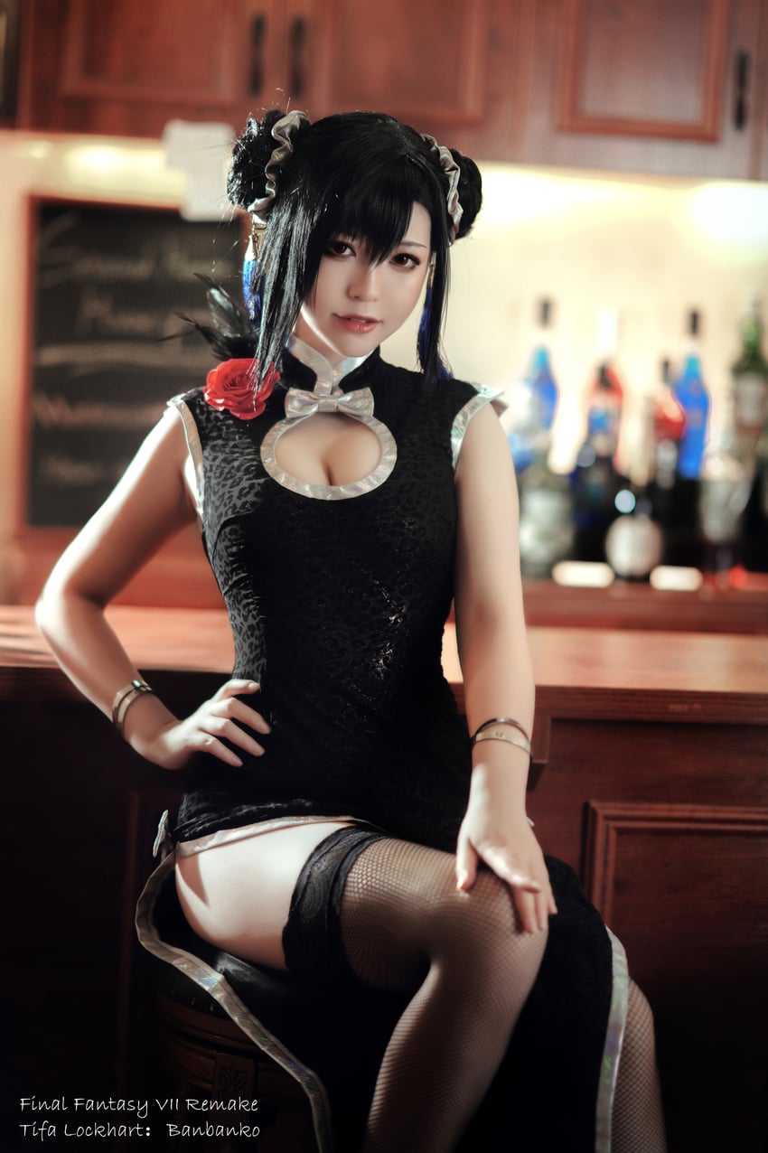 tifa lockhart (final fantasy and 2 more) by banbanko
