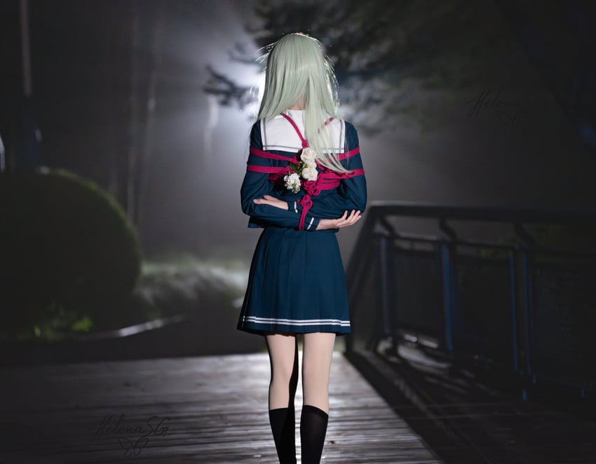 wakaba mutsumi (bang dream! and 1 more) by helena5g_(photographer) and hoshinor_nana