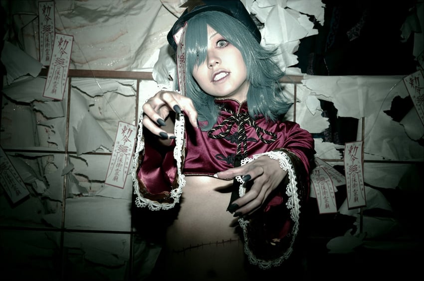 miyako yoshika (touhou) by ginji_(sakaki_summer) and uzu_(xxuzu97xx)