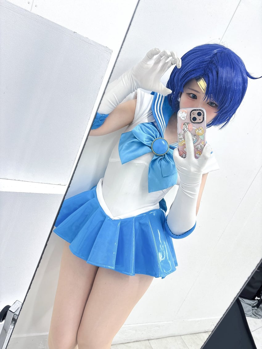 sailor mercury and mizuno ami (bishoujo senshi sailor moon) by madokacos