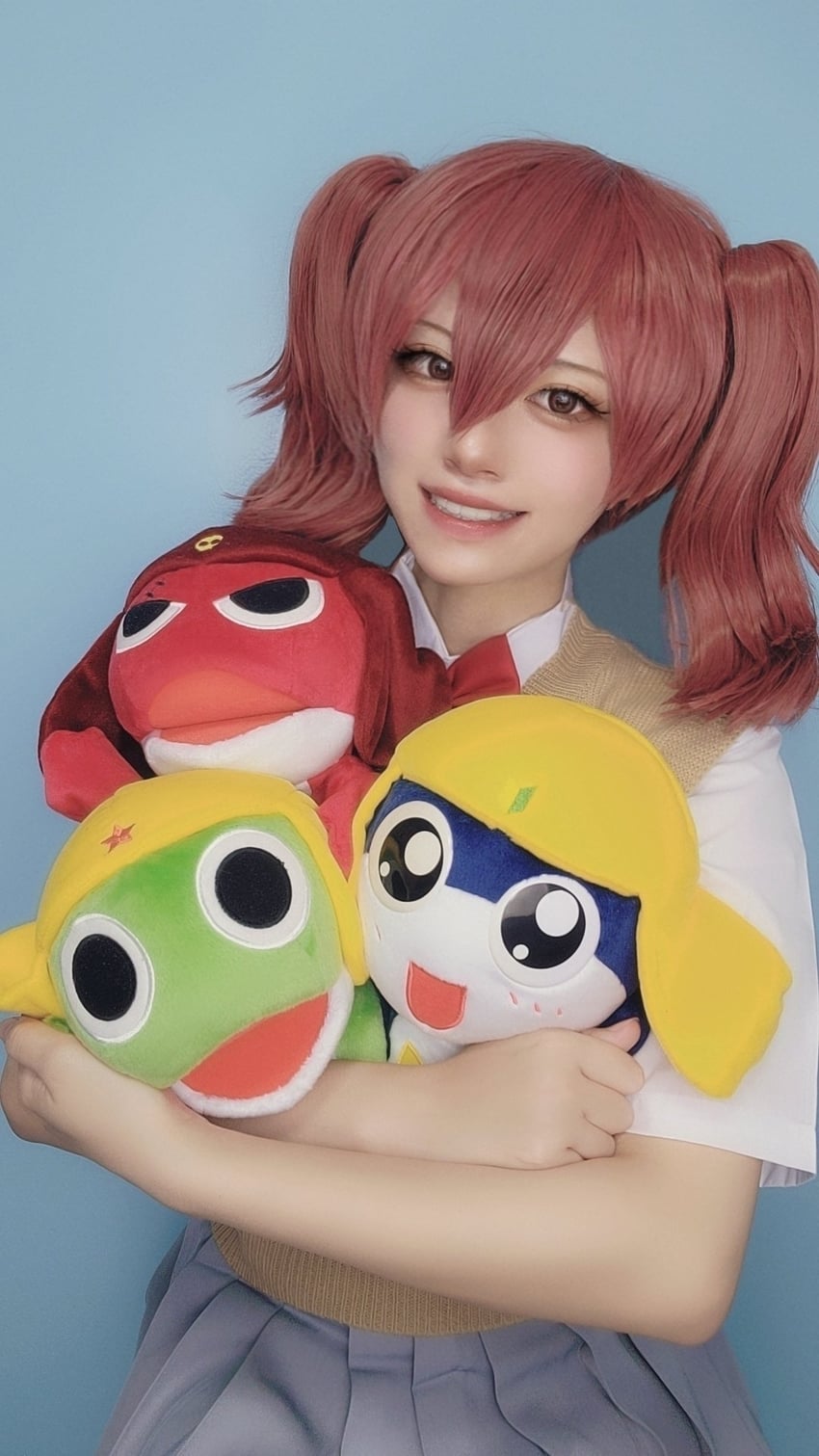 keroro, hinata natsumi, tamama, and giroro (keroro gunsou) by ahsyokuyoku